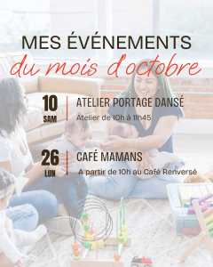 Événements du mois d’octobre – Adeline Guédon